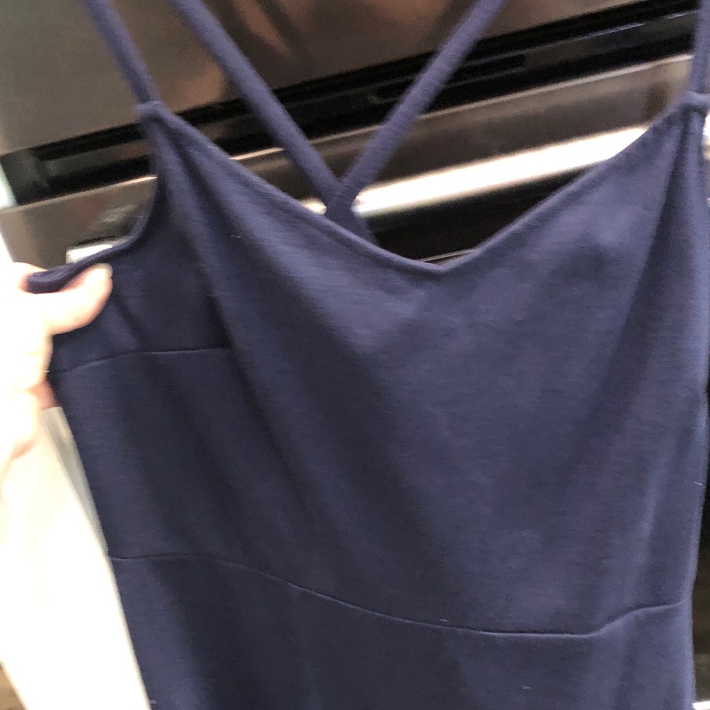 Navy Blue Strappy Dress
